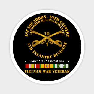 1st Sqdrn 10th Cav Regt - Armored Recon w Cav Br - VN SVC Magnet